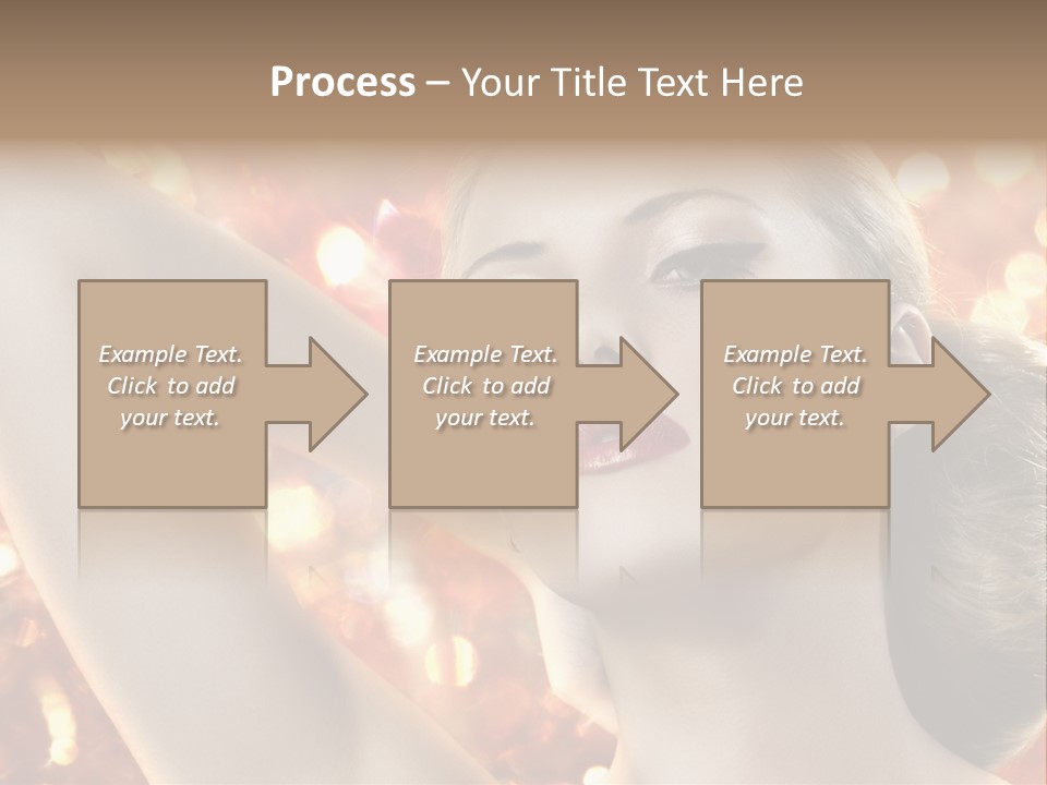 Romantic Black Woman PowerPoint Template