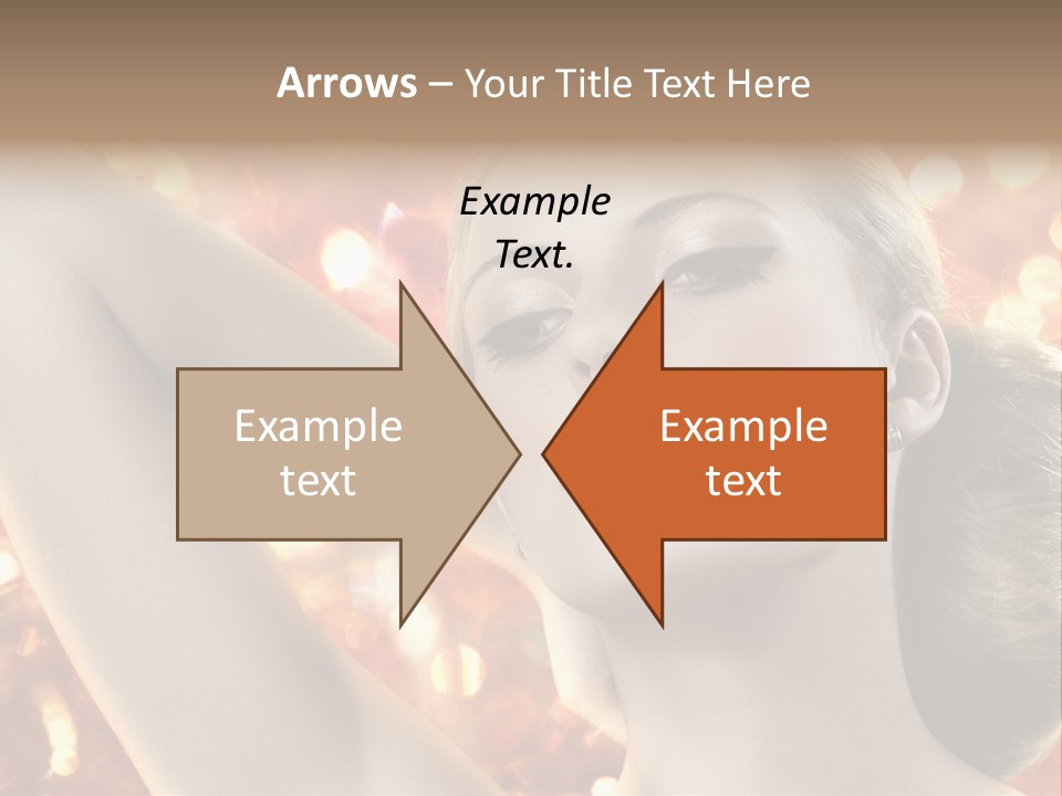 Romantic Black Woman PowerPoint Template