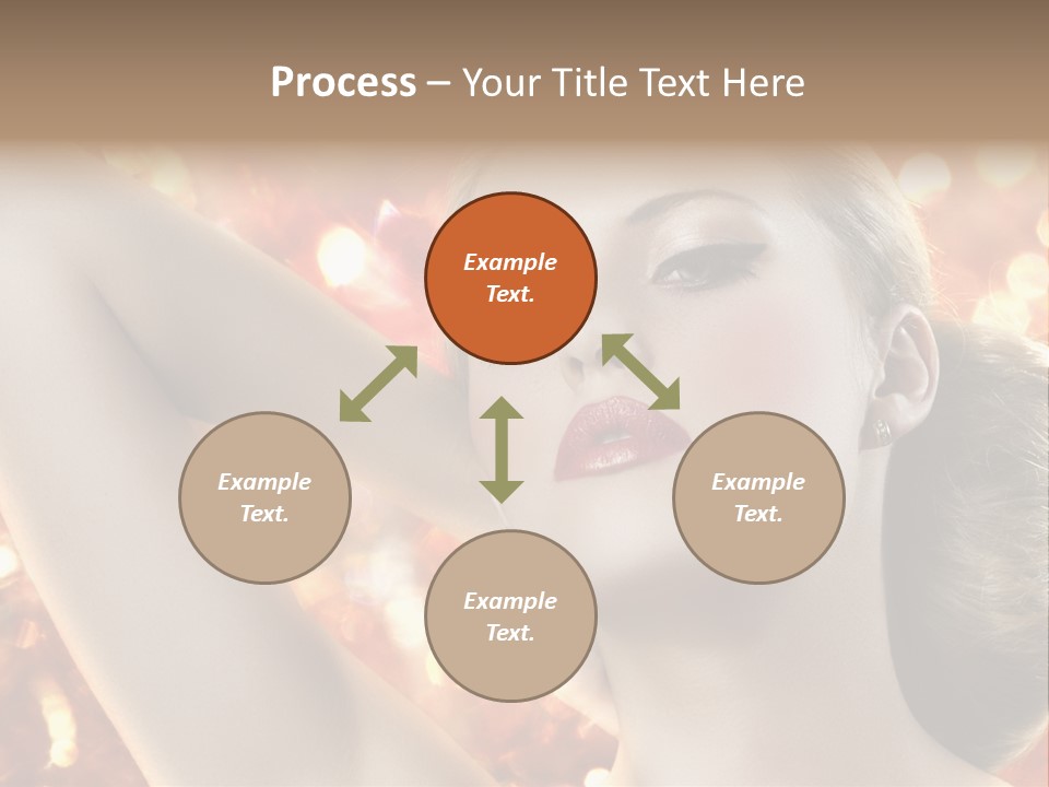 Romantic Black Woman PowerPoint Template