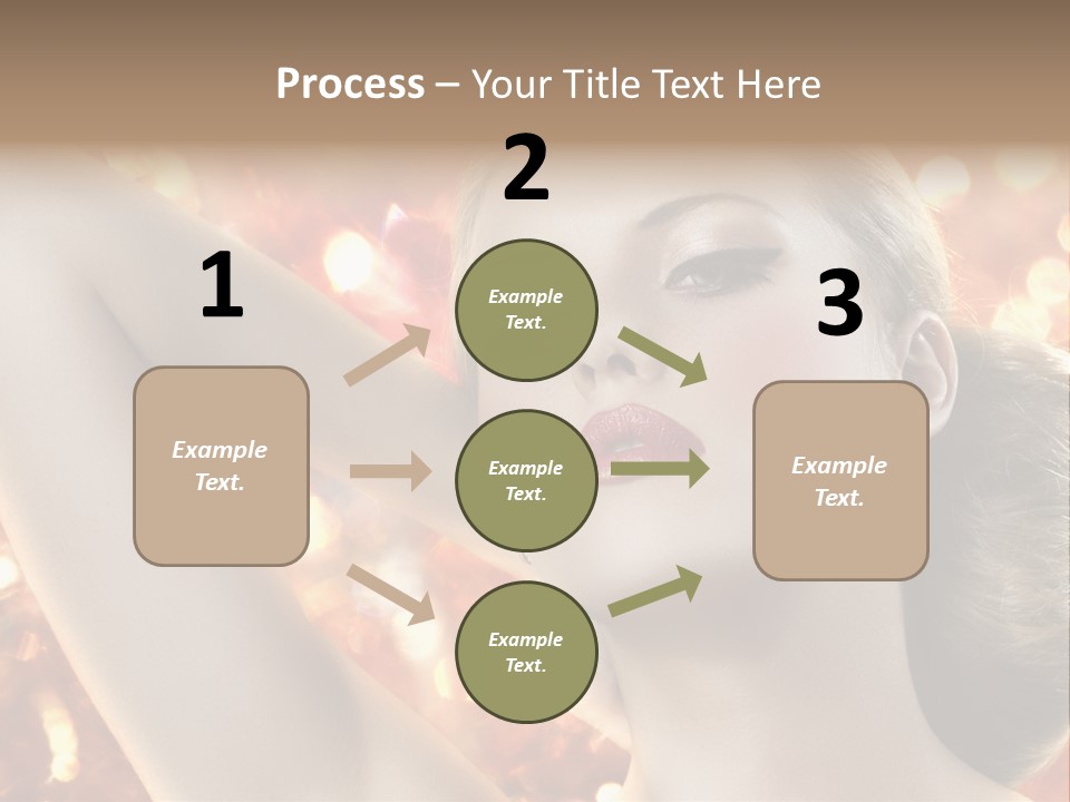 Romantic Black Woman PowerPoint Template