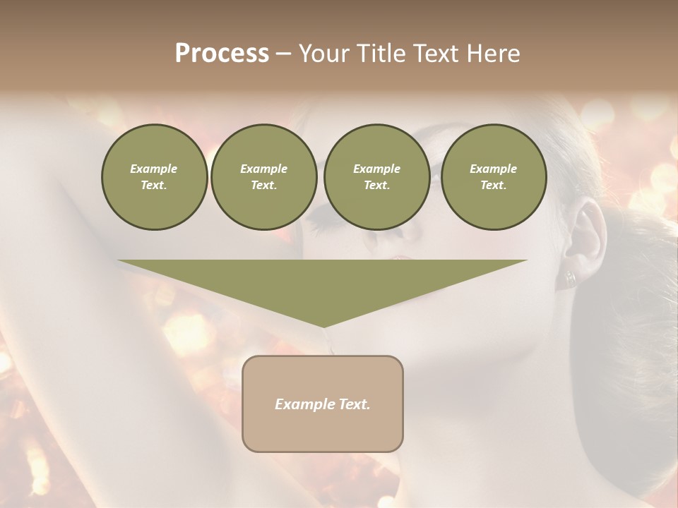 Romantic Black Woman PowerPoint Template