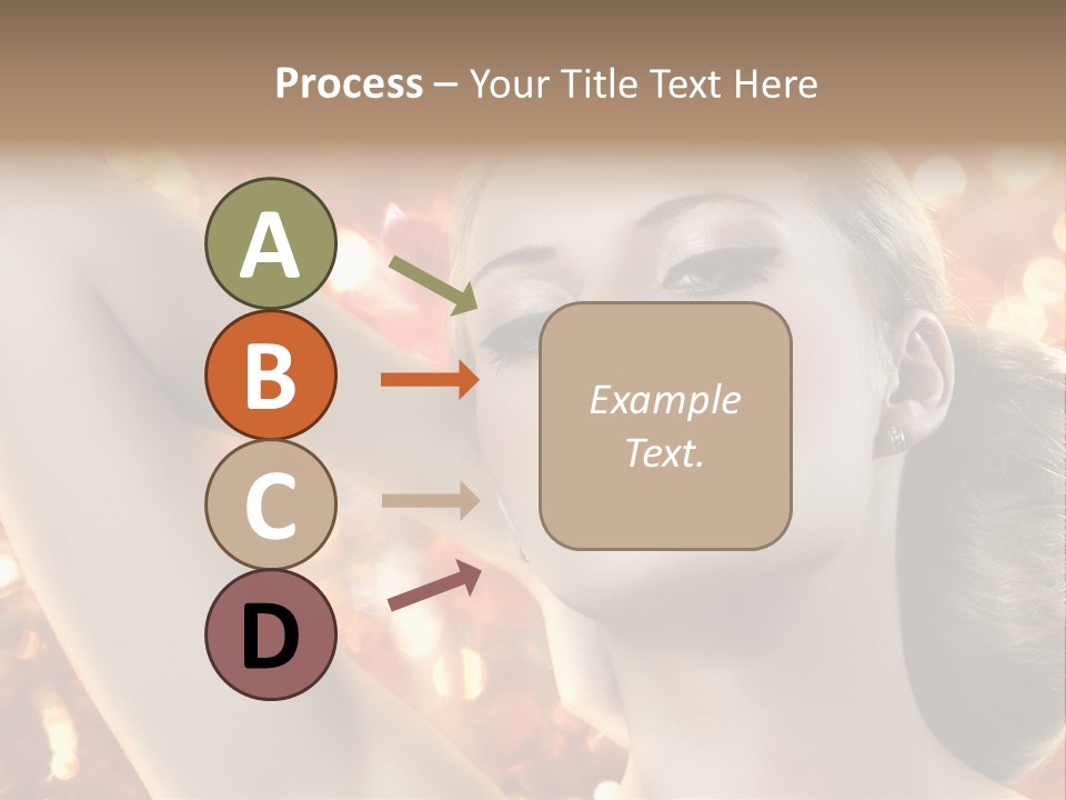 Romantic Black Woman PowerPoint Template