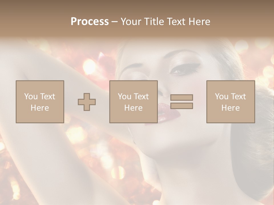 Romantic Black Woman PowerPoint Template