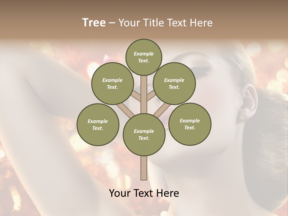 Romantic Black Woman PowerPoint Template