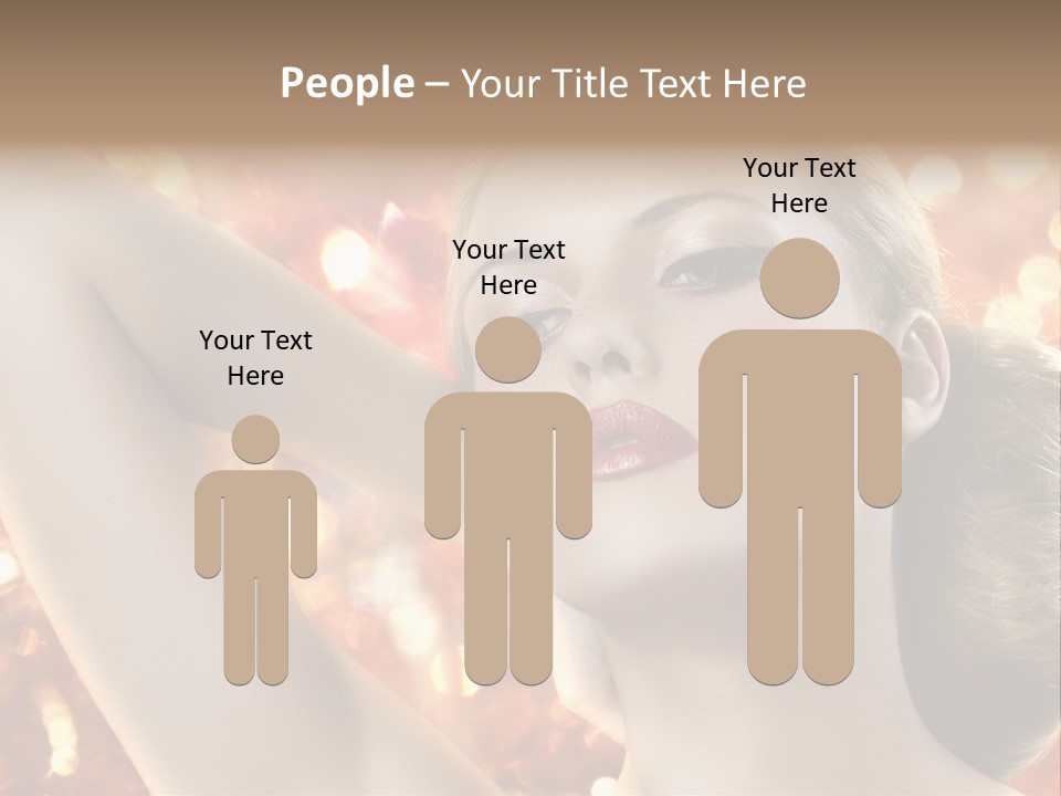 Romantic Black Woman PowerPoint Template