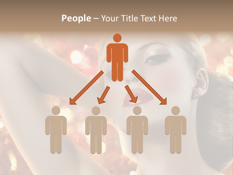 Romantic Black Woman PowerPoint Template