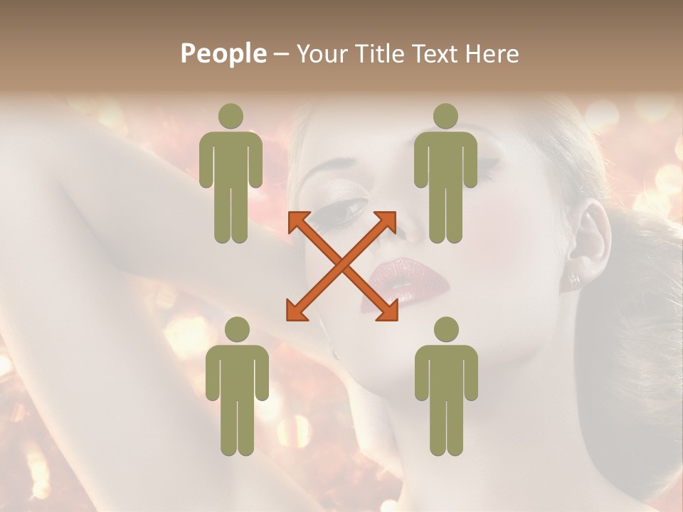 Romantic Black Woman PowerPoint Template