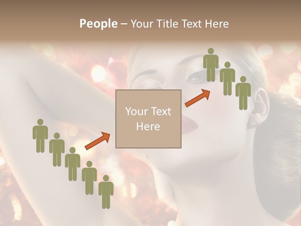 Romantic Black Woman PowerPoint Template