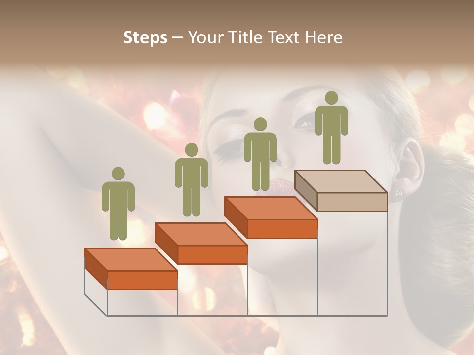 Romantic Black Woman PowerPoint Template