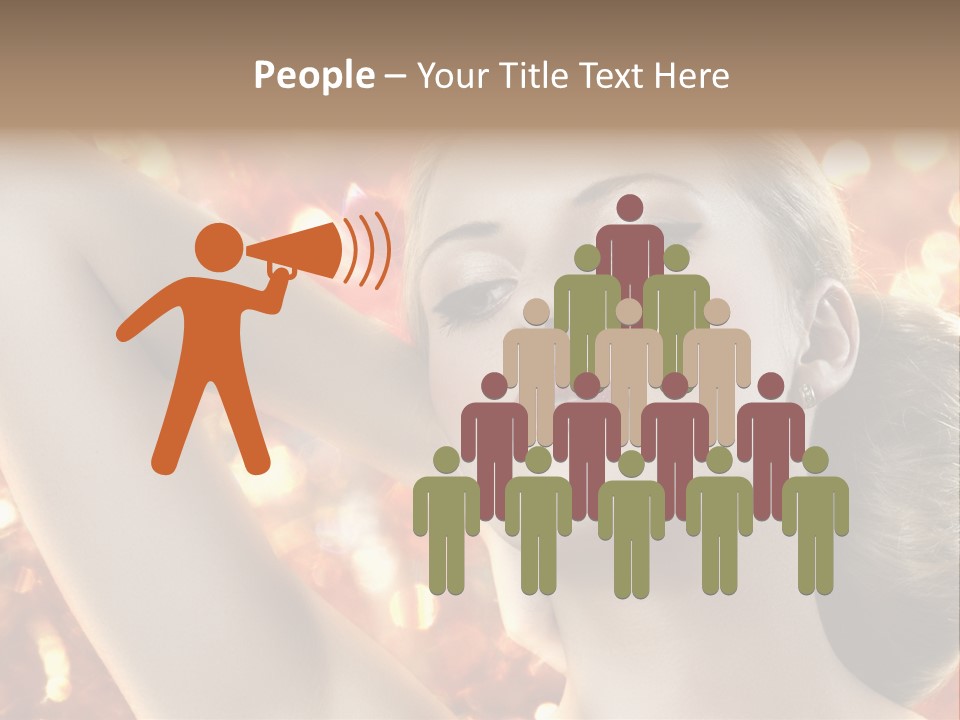 Romantic Black Woman PowerPoint Template