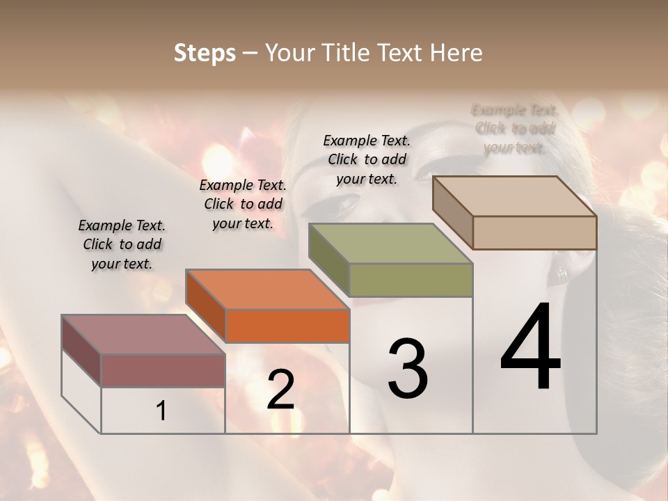 Romantic Black Woman PowerPoint Template