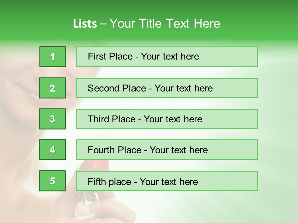 Smiling Diet Morning PowerPoint Template