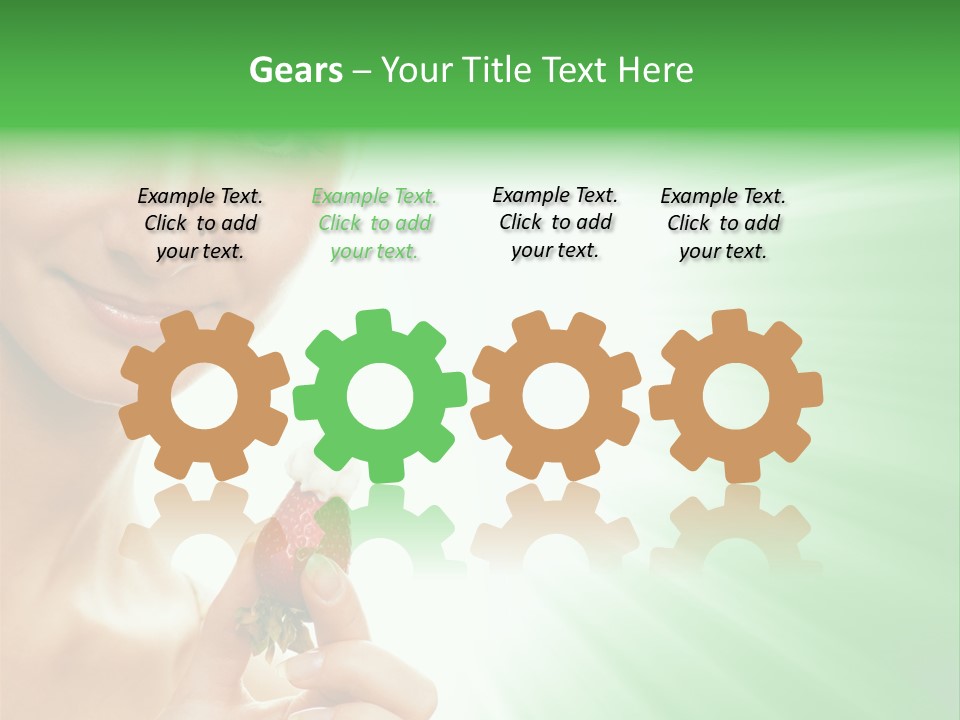 Smiling Diet Morning PowerPoint Template