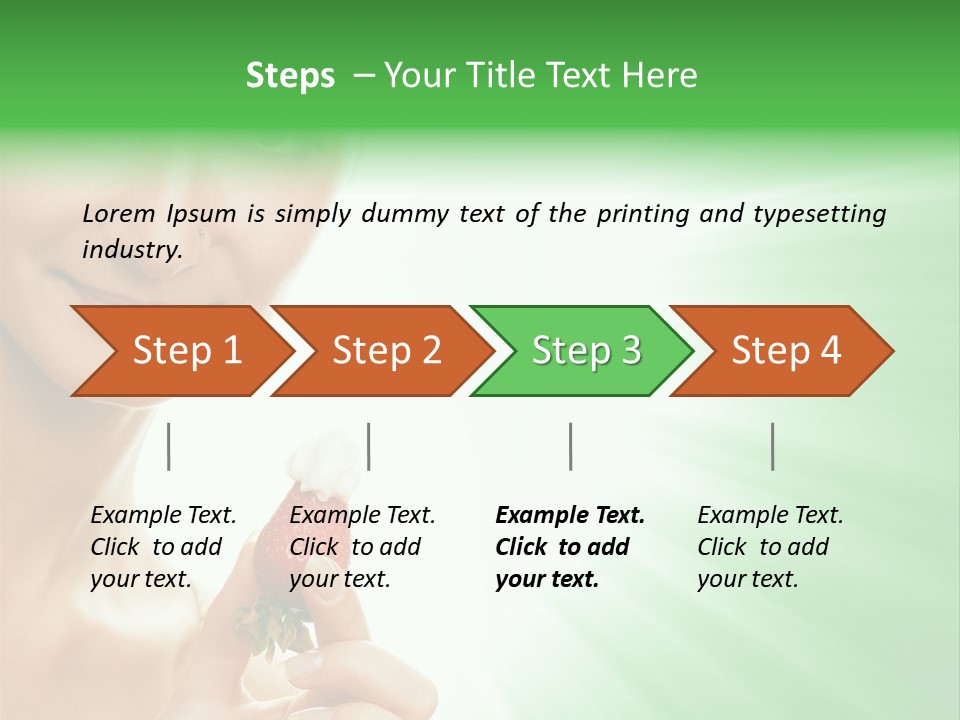 Smiling Diet Morning PowerPoint Template