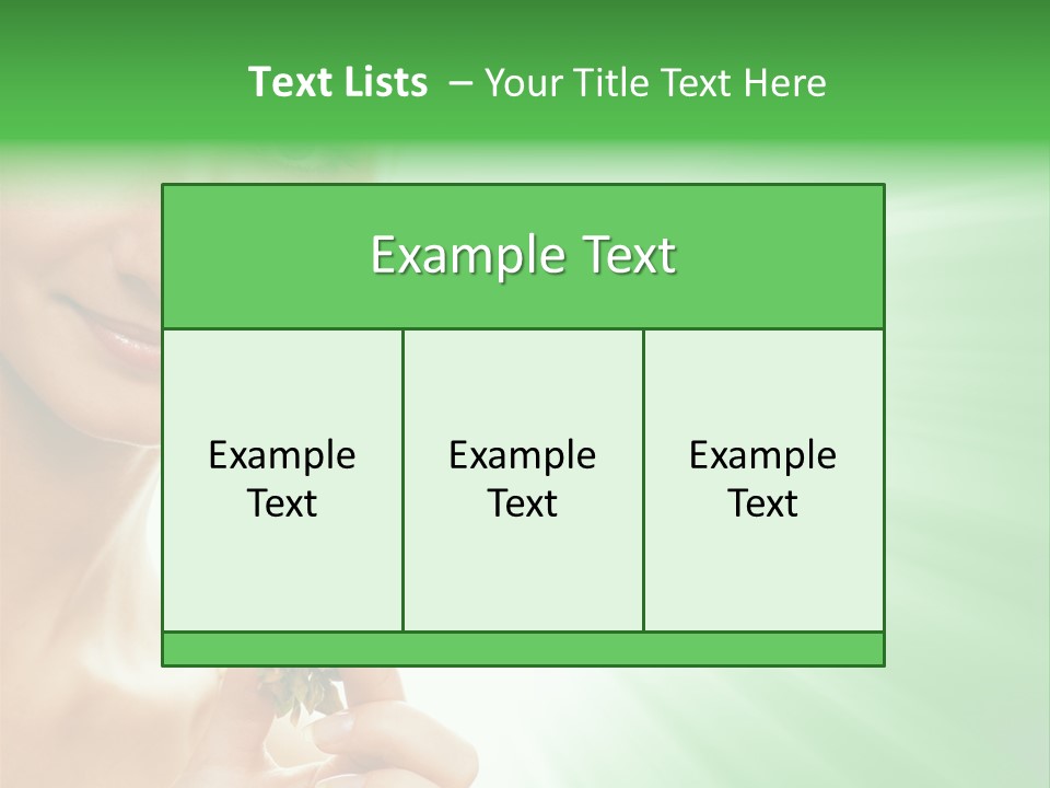 Smiling Diet Morning PowerPoint Template