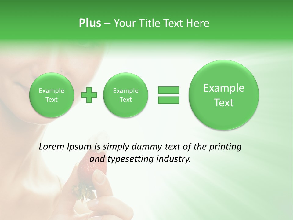 Smiling Diet Morning PowerPoint Template