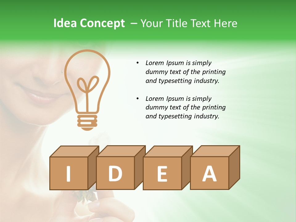 Smiling Diet Morning PowerPoint Template