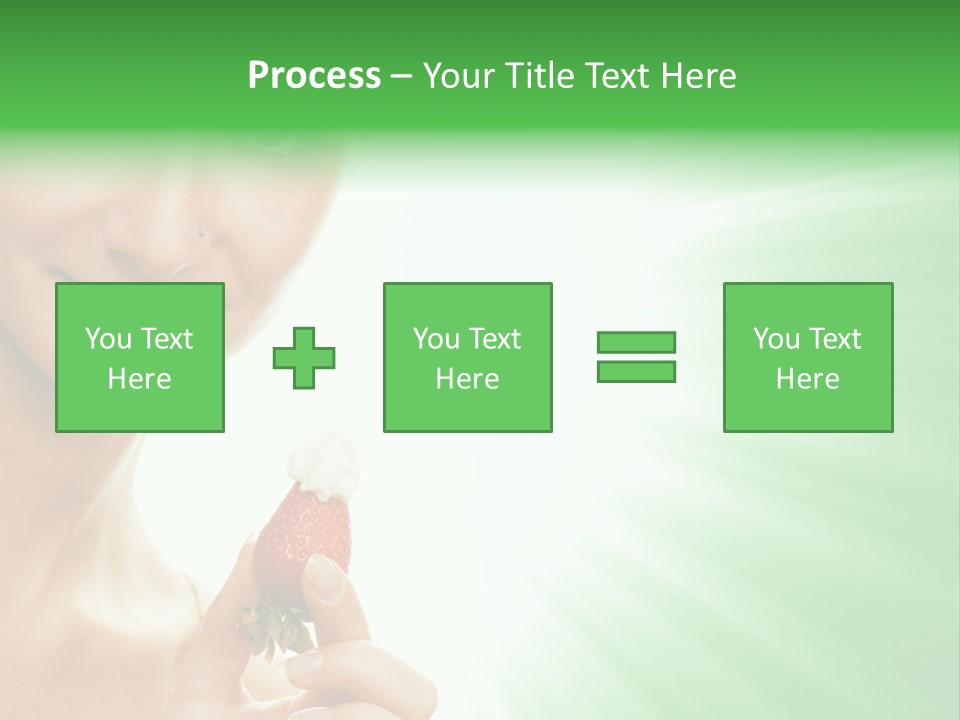 Smiling Diet Morning PowerPoint Template