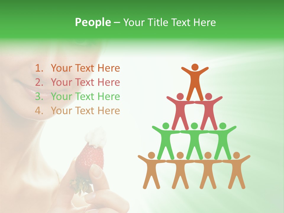 Smiling Diet Morning PowerPoint Template