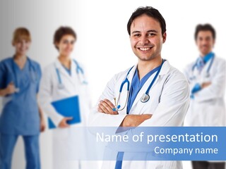 Professional Smiling Healthcare PowerPoint Template