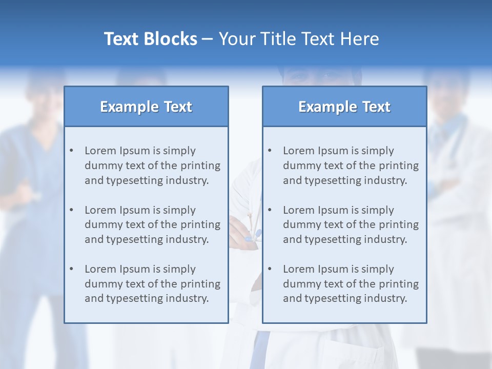 Professional Smiling Healthcare PowerPoint Template