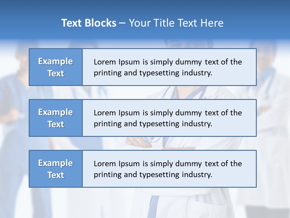 Professional Smiling Healthcare PowerPoint Template
