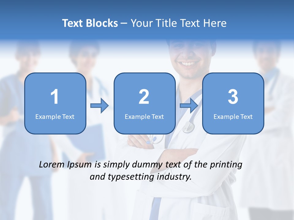 Professional Smiling Healthcare PowerPoint Template