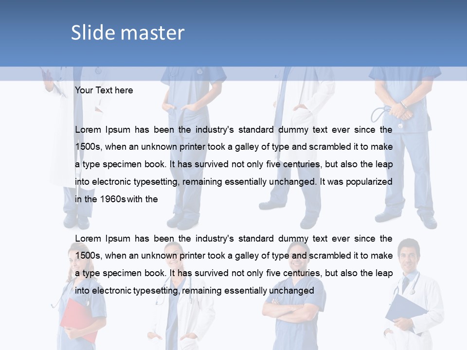 Group Physician Many PowerPoint Template