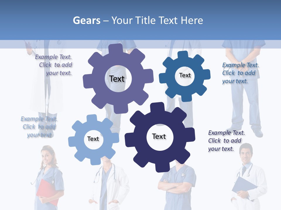 Group Physician Many PowerPoint Template