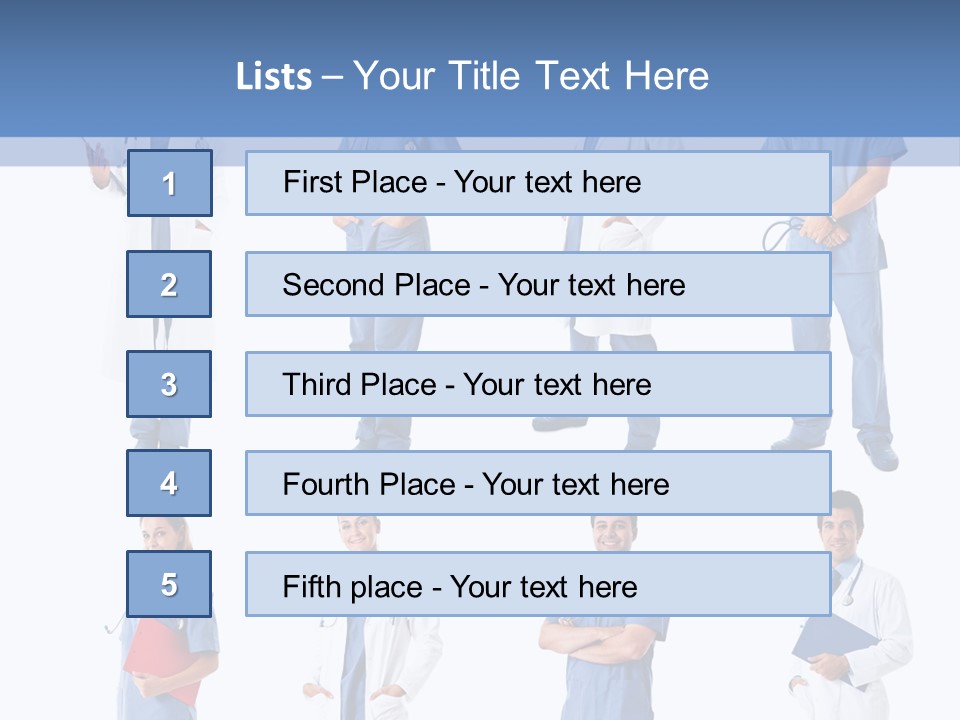 Group Physician Many PowerPoint Template