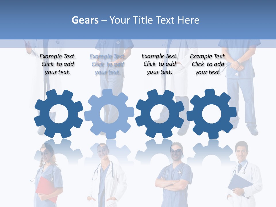 Group Physician Many PowerPoint Template