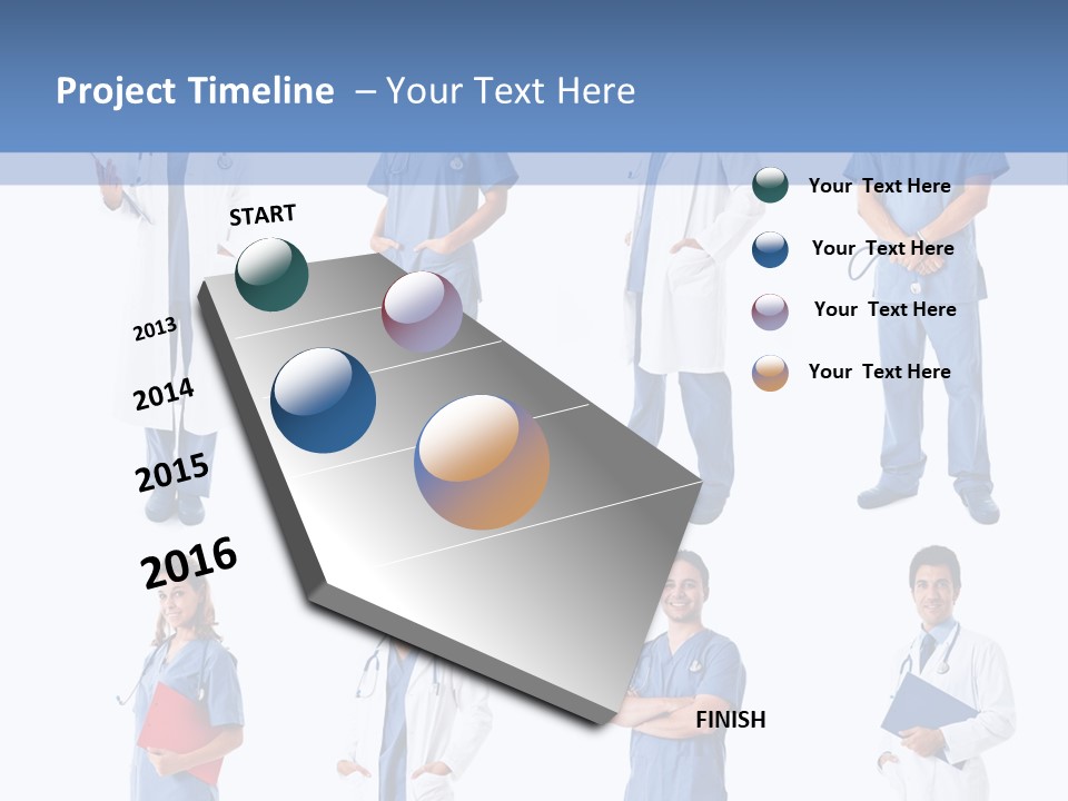Group Physician Many PowerPoint Template