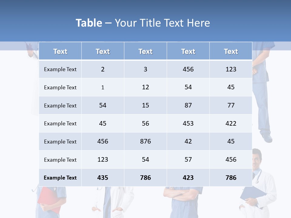 Group Physician Many PowerPoint Template