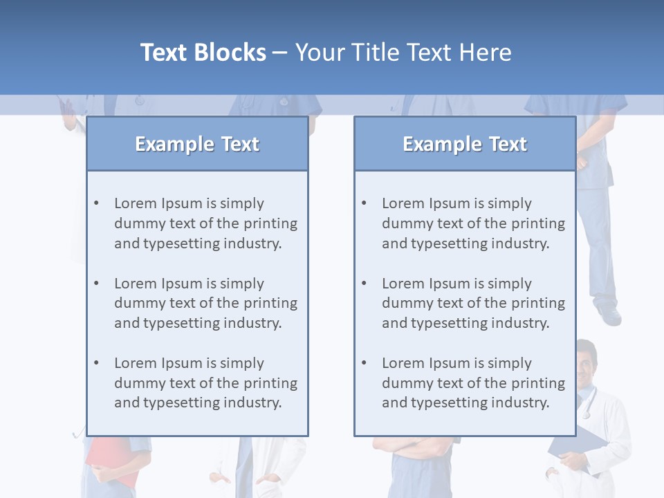 Group Physician Many PowerPoint Template