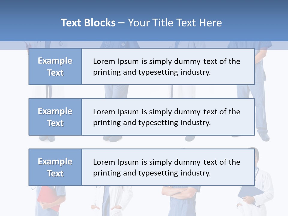 Group Physician Many PowerPoint Template