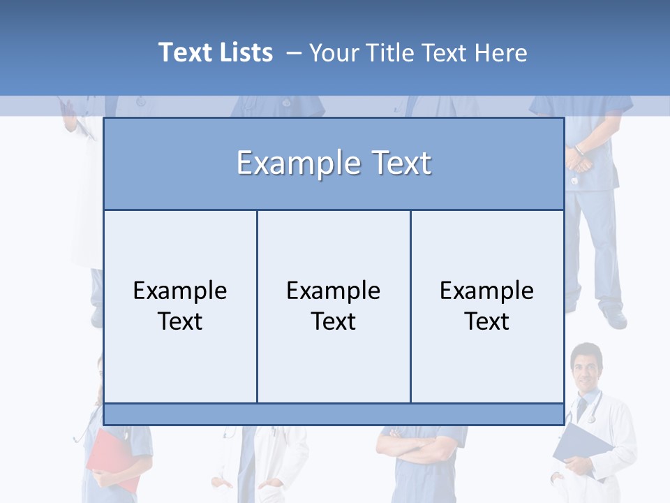 Group Physician Many PowerPoint Template