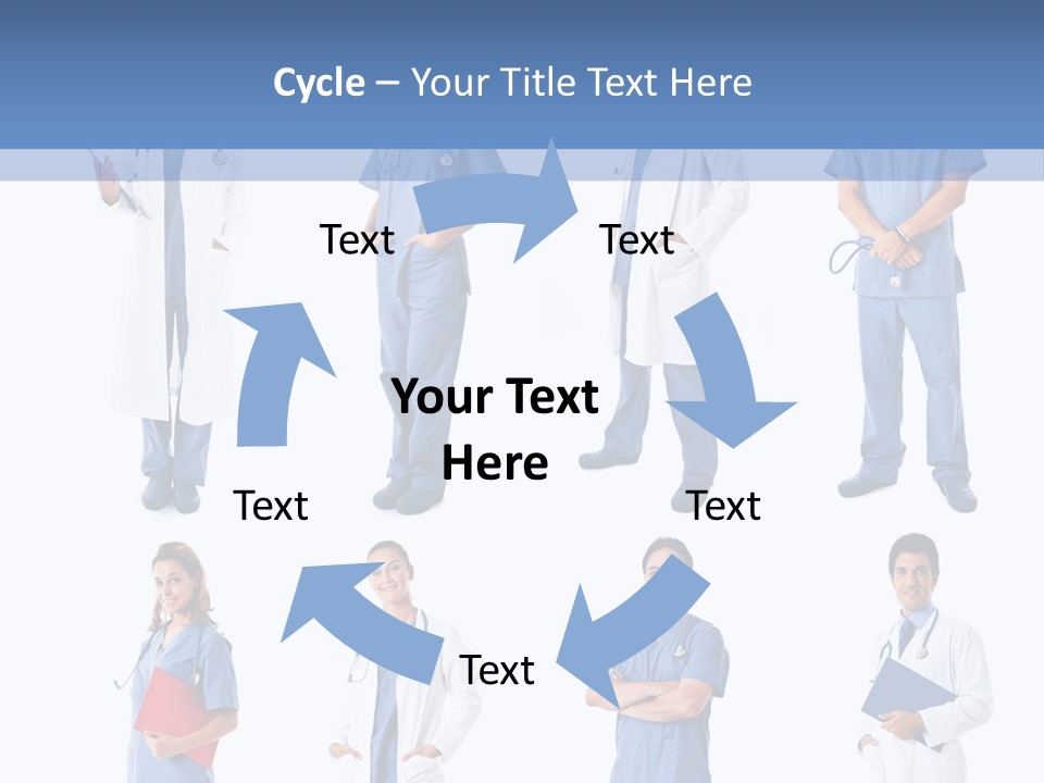 Group Physician Many PowerPoint Template