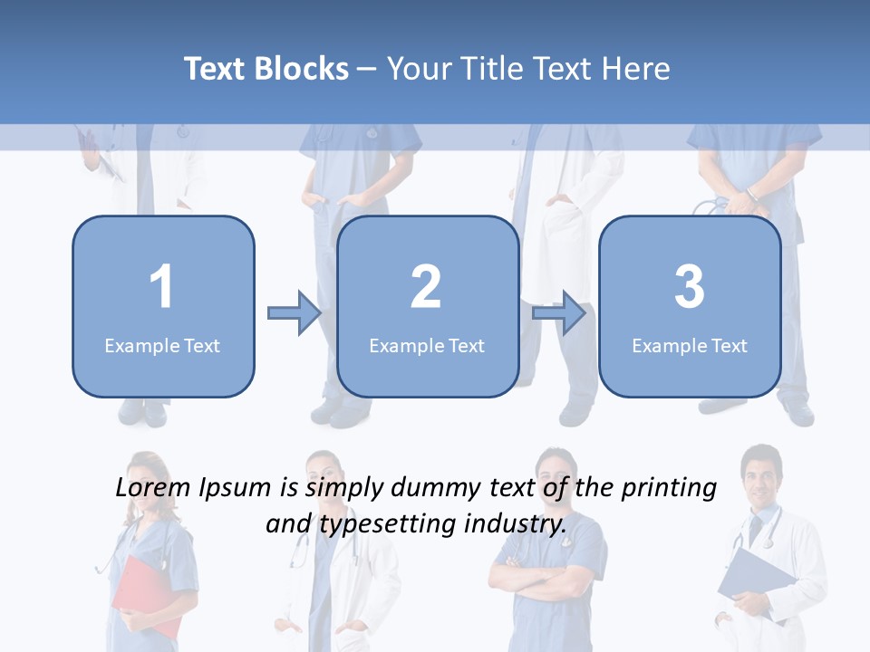 Group Physician Many PowerPoint Template