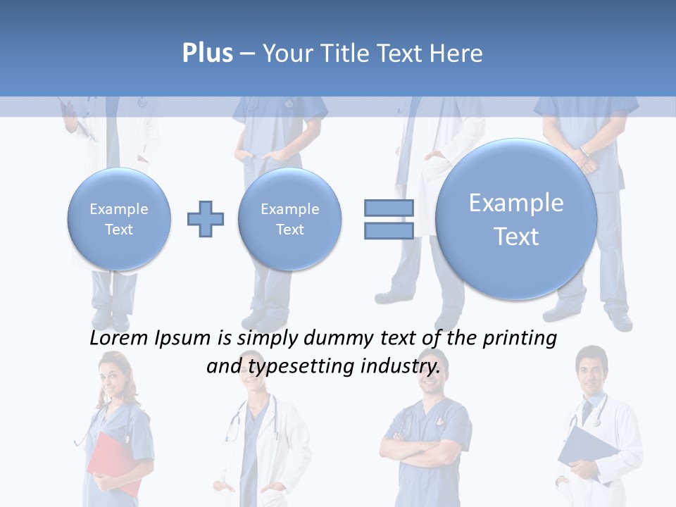 Group Physician Many PowerPoint Template