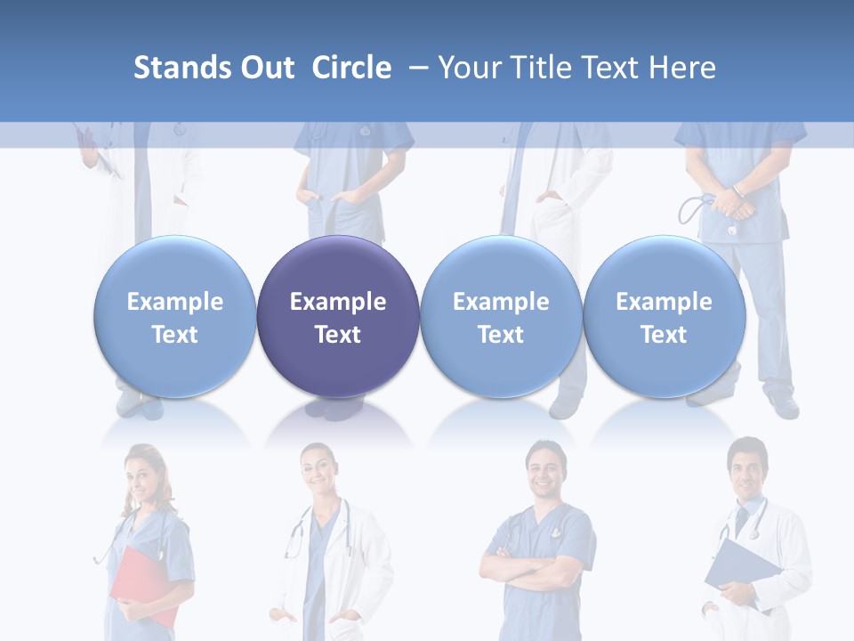 Group Physician Many PowerPoint Template