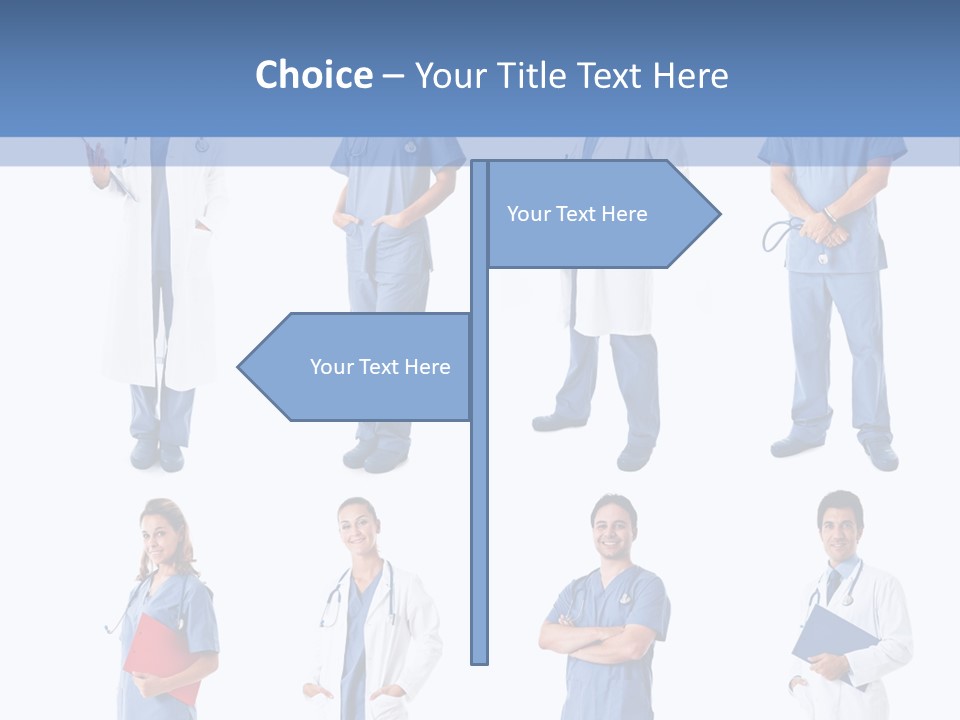 Group Physician Many PowerPoint Template
