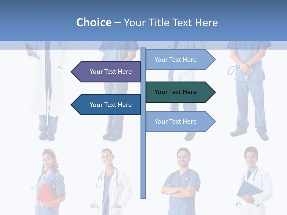 Group Physician Many PowerPoint Template
