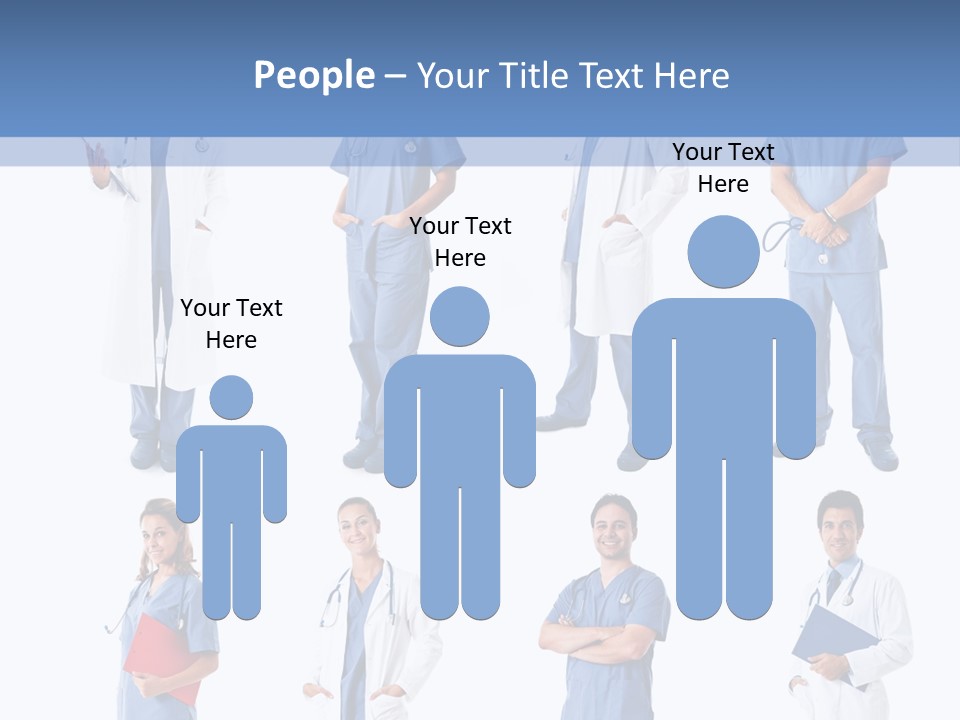 Group Physician Many PowerPoint Template