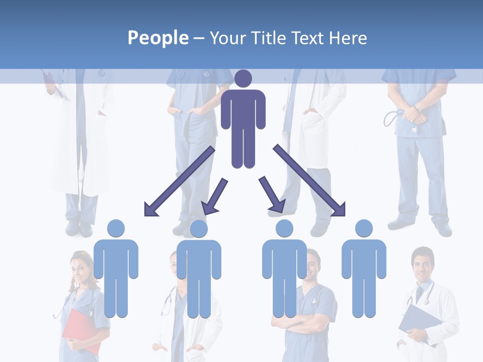 Group Physician Many PowerPoint Template
