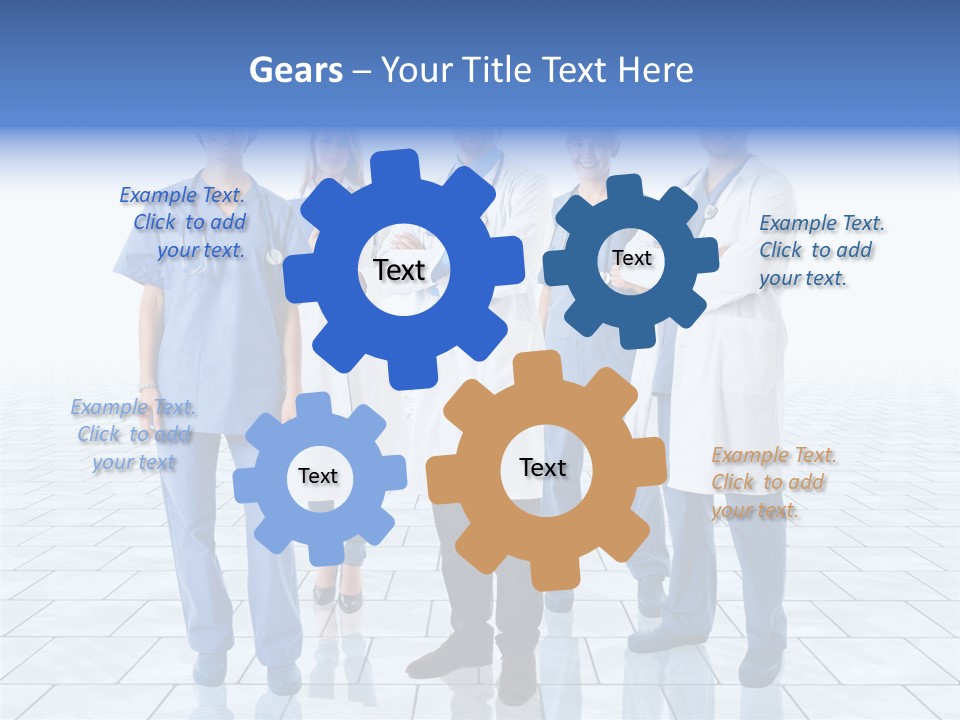 Nurse Doctor Smiling PowerPoint Template