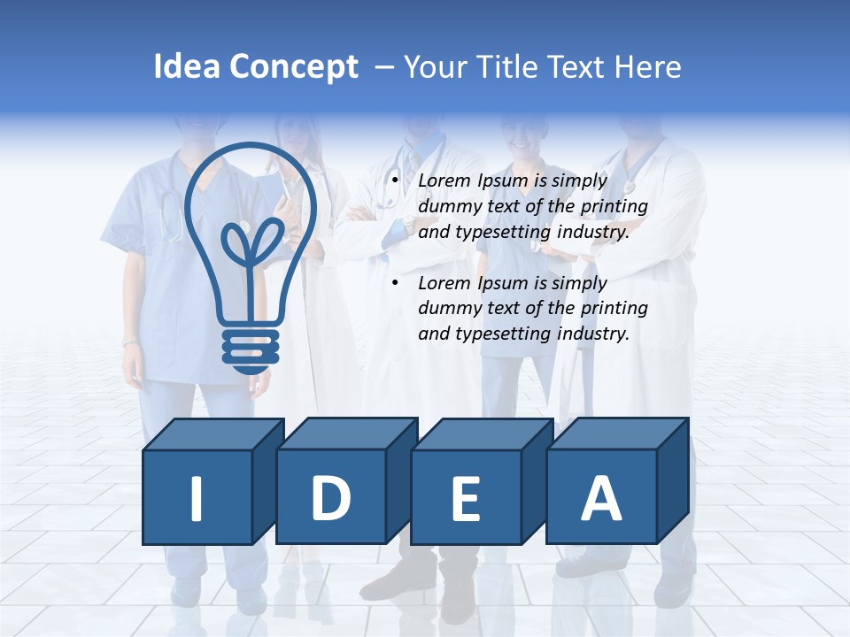 Nurse Doctor Smiling PowerPoint Template