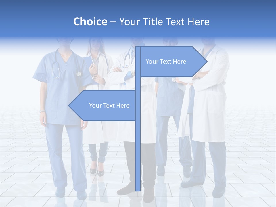 Nurse Doctor Smiling PowerPoint Template