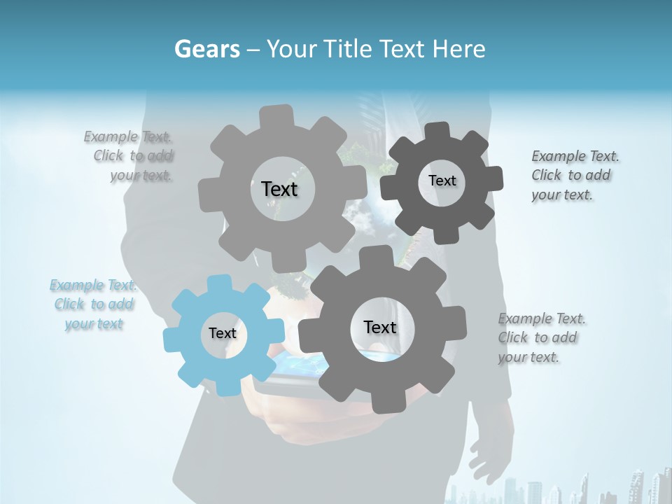 Internet Send Concept PowerPoint Template