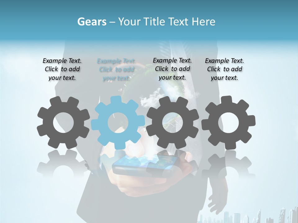 Internet Send Concept PowerPoint Template