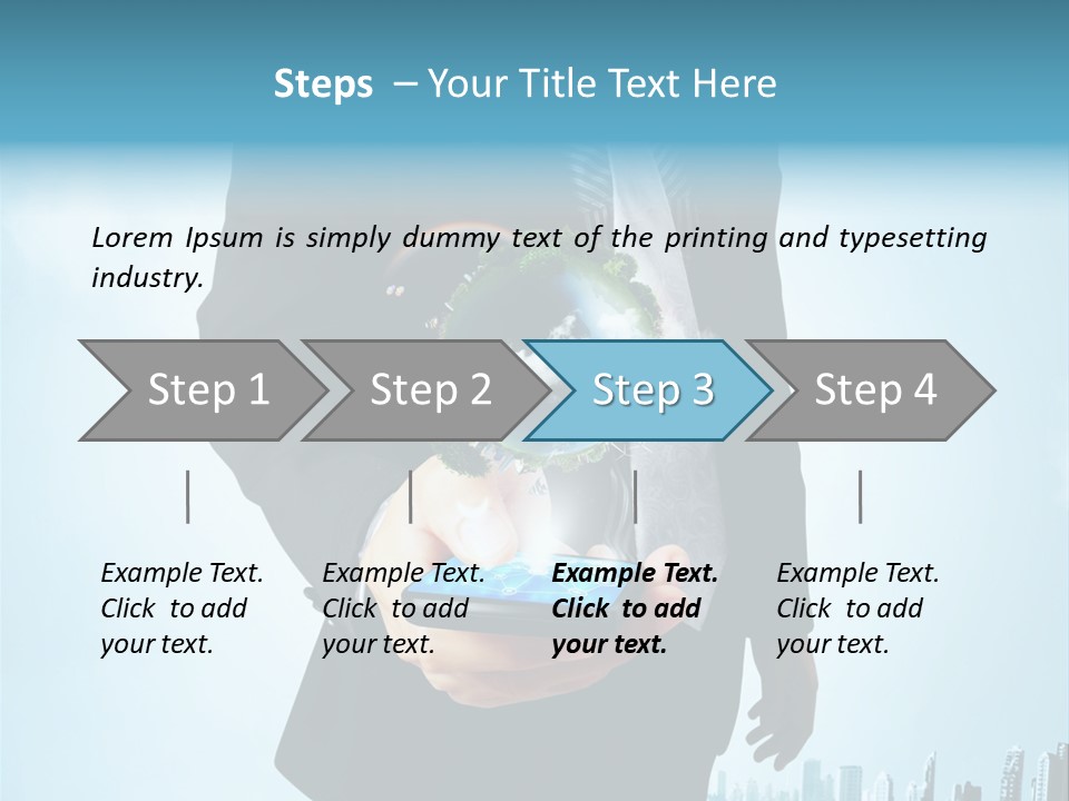 Internet Send Concept PowerPoint Template